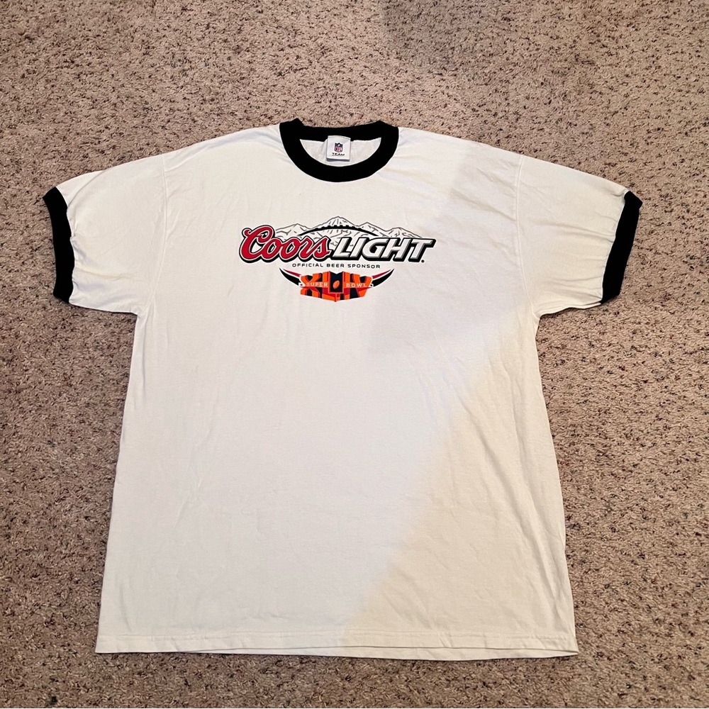 Coors Light Super Bowl Ringer T-Shirt